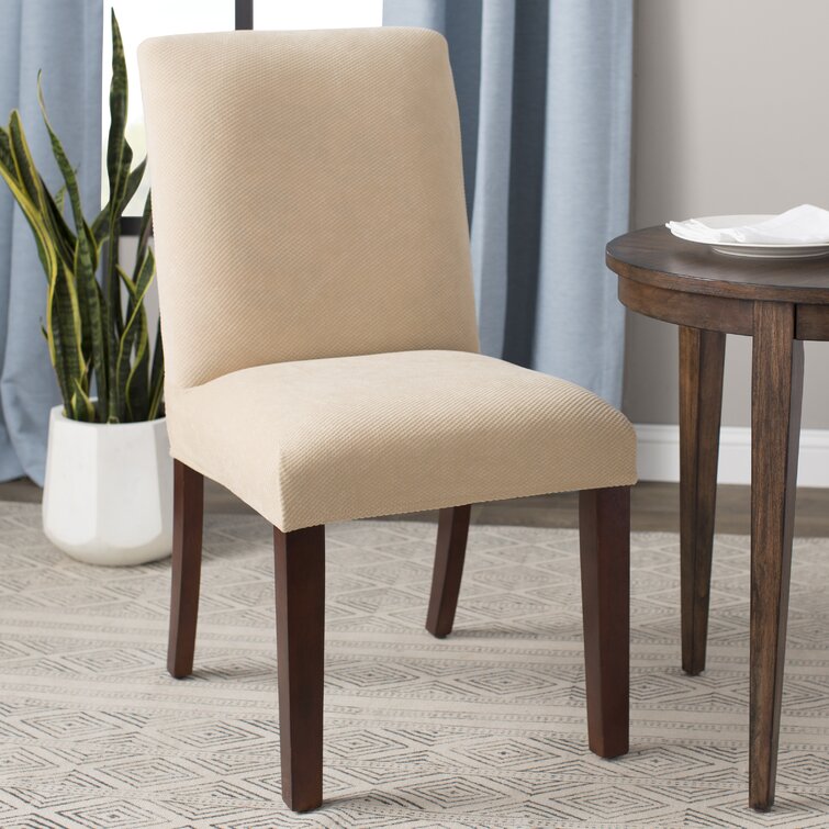 Sure Fit Stretch Pique Box Cushion Dining Chair Slipcover